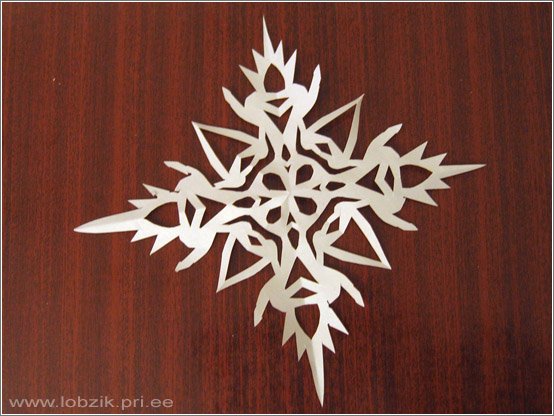 Free Get Set for Winter Snowflake Paper Piecing Pattern